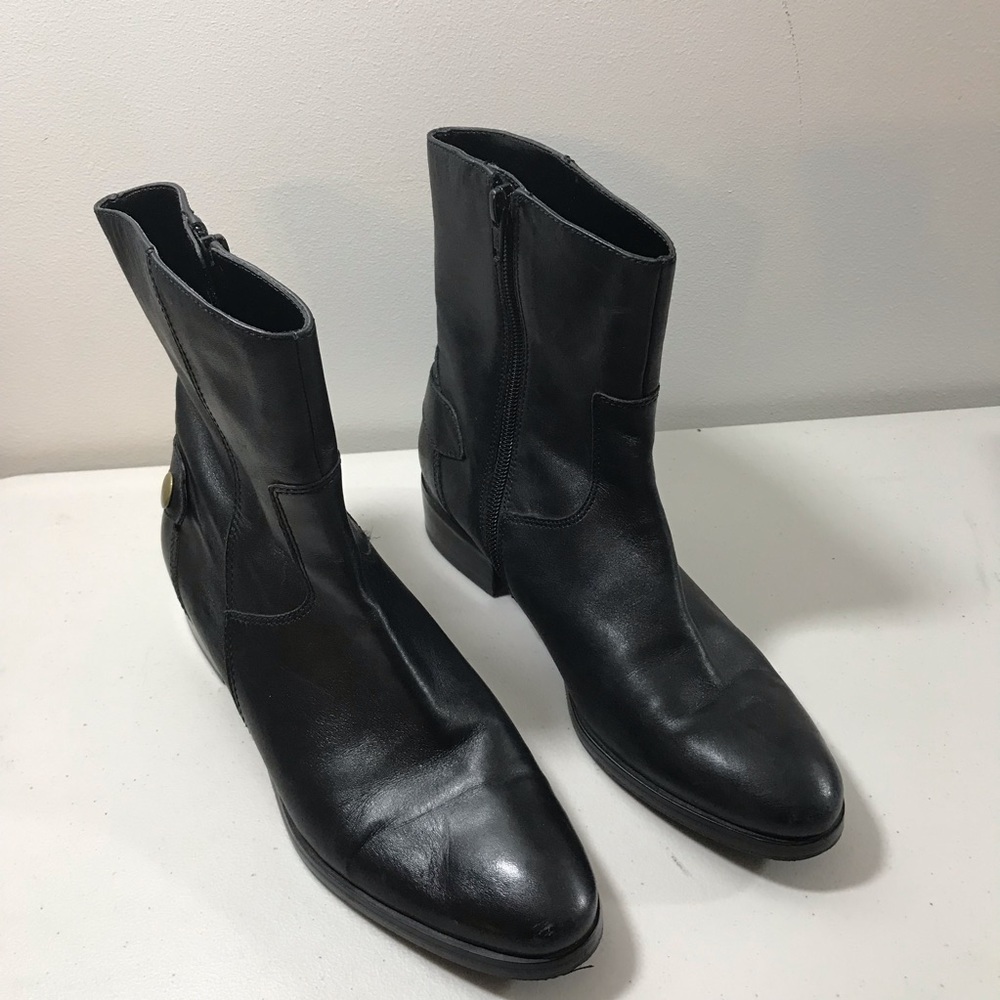 Marc Fisher Black Helki Boots - Picture 3 of 8